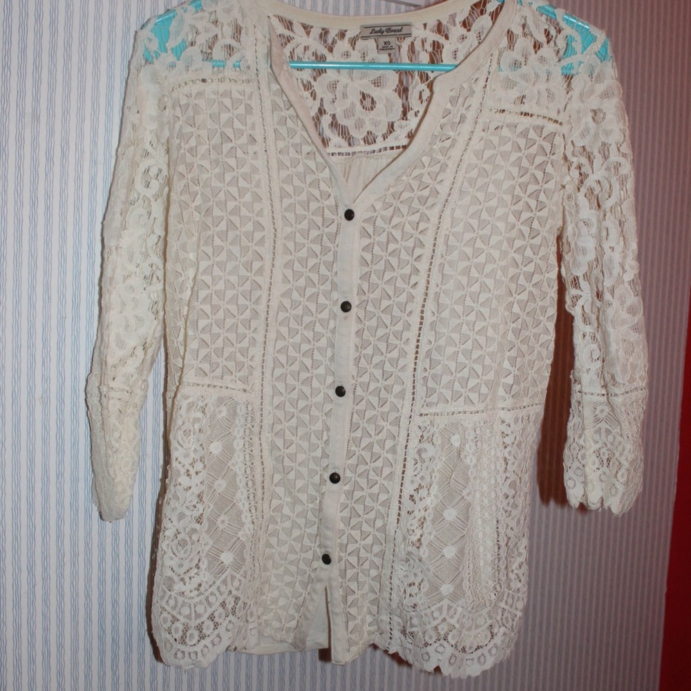 Cut-out blouse